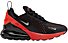 Nike Air Max 270 - sneakers - bambino, Black/Red