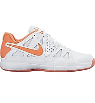 Nike Air Vapor Advantage Clay Tennisschuh Damen, White/Orange