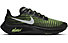 Nike Air Zoom Pegasus 37 - Neutrallaufschuh - Herren, Black/Green