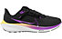 Nike Air Zoom Pegasus 40 W - scarpe running neutre - donna, Black/Purple