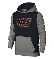 Nike Boys' Nike Sportswear Hoodie felpa bambino, Dark Grey