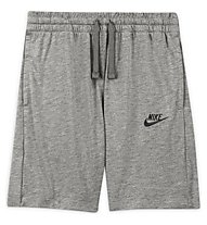 Nike NSW Big Kids' (Boys') Jersey - pantaloni corti fitness - ragazzo, Grey