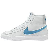 Nike Blazer Mid '77 Big Kids' - sneakers - bambino, White/Light Blue