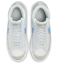 Nike Blazer Mid '77 Big Kids' -  Sneaker - Kinder, White/Light Blue