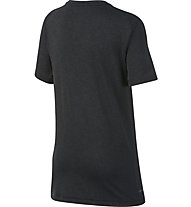 Nike Breathe Dry Gfx - T-shirt fitness - bambino, Black