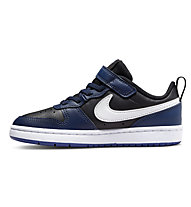 Nike Court Borough Low 2 - sneakers - bambino, Dark Blue/Black/White