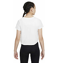 Nike Dri-FIT Cotton Sport Essential - T-Shirt - Mädchen, White