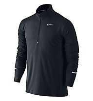 Nike Dri-FIT Element - maglia running - uomo, Black/Relf.Silver