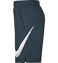 Nike Dri-FIT Flex Graphic - Trainingshose kurz - Herren, Dark Green