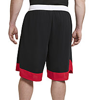 Nike Dri-FIT Icon - kurze Basketballhose - Herren, Black/White/Red