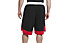 Nike Dri-FIT Icon - kurze Basketballhose - Herren, Black/White/Red