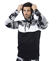 Nike Dri-FIT Men's Hooded Training - Kapuzenpullover - Herren, Black/Grey/White