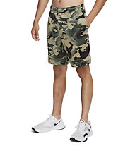 Nike Dri-FIT M's Camo Training - pantaloni corti fitness - uomo, Dark Green