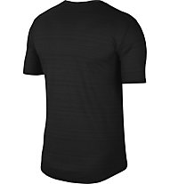 Nike Dri-FIT Miler Running Top - T-Shirt- Herren, Black