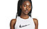 Nike Dri-FIT One Swoosh - top running - donna, White