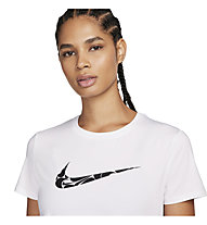 Nike Dri-FIT One Swoosh - Runningshirt - Damen, White