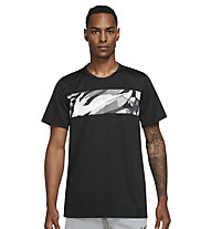 Nike Dri-FIT Sport Clash M Trai - T-shirt Fitness - uomo, Black