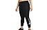 Nike Dri-FIT Swoosh Run 7/8 - pantaloni running - donna, Black