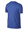 Nike Dri-FIT Touch SS Heathered Shirt, Game Royal/Cool Grey