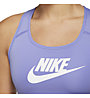 Nike Dri Fit Swoosh W Medium - reggiseno sportivo medio sostegno - donna, Purple