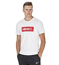 Nike Dry F.C. Seasonal Block - T-shirt fitness - uomo, White