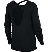 Nike Dry Long-Sleeve Training - maglia a maniche lunghe - donna, Black