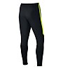 Nike Dry Squad - pantaloni lunghi calcio - uomo, Black/Volt