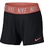 Nike Dry Training Shorts - pantaloni corti fitness - ragazza, Black