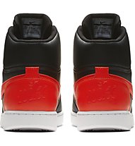 Nike Ebernon Mid - Sneaker - Herren, Black/Red