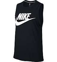 Nike Essential Tank - maglietta sportiva senza maniche - donna, Black