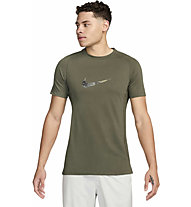 Nike Flex Rep Camo Dri-FIT M - T-Shirt - Herren, Green