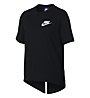 Nike Sportswear Top Girls' - T-shirt fitness - ragazza, Black/White