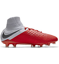 Nike Hypervenom 3 PRO DF FG - scarpe da calcio terreni compatti - bambino, Orange/Grey