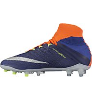 Nike Hypervenom Phantom 3 DF FG - Fußballschuhe - Kinder, Blue/Orange