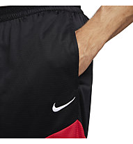 Nike Icon - Basketballhose - Herren, Black/Red