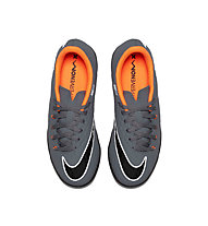 Nike Jr. PhantomX 3 Academy TF - Fußballschuhe Hartplatz - Kinder, Grey/Orange