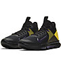 Nike LeBron Witness IV - scarpe da basket - uomo, Black/Yellow/Violet