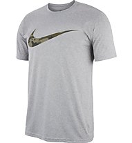 Nike Dry Leg Swsh - T-shirt fitness - uomo, Grey