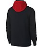 Nike Sportswear HBR+ Hoodie Full Zip Fleece - giacca con cappuccio - uomo, Black/Red