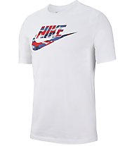 Nike Sportswear Camo - T-shirt - uomo, White/Blue/Red
