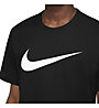 Nike M NSW Icon Swoosh - T-shirt - uomo, Black/White