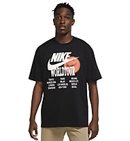 Nike M NSW Tee World Tour - T-shirt - Herren, Black/White