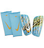 Nike Mercurial Lite KM - protezioni calcio, Light Blue