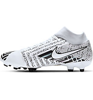 Nike Mercurial Superfly 7 Academy Junior MDS MG - scarpe calcio multiterreno - bambino, White/Silver/Grey