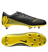 Nike Mercurial Vapor 12 Academy SG-PRO - Fußballschuhe weicher Boden, Dark Grey/Yellow
