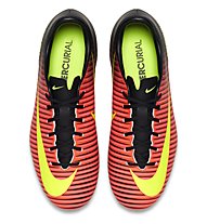 Nike Mercurial Vapor XI FG Jr - scarpe da calcio terreni compatti bambino, Total Crimson/Vlt-Blk-Pink
