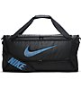 Nike N BRSLA Slub Training Duffel (Medium) - borsa sportiva, Black/Blue