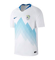 Nike Nike 2018 Slovenia Stadium Home - maglia calcio - uomo, White/Light Blue
