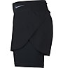 Nike Eclipse 2 in 1 - pantaloni corti running - donna, Black