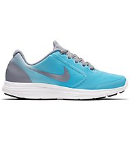 Nike Girls' Nike Revolution 3 (GS) -  scarpe da ginnastica - ragazza, Turquoise/Grey